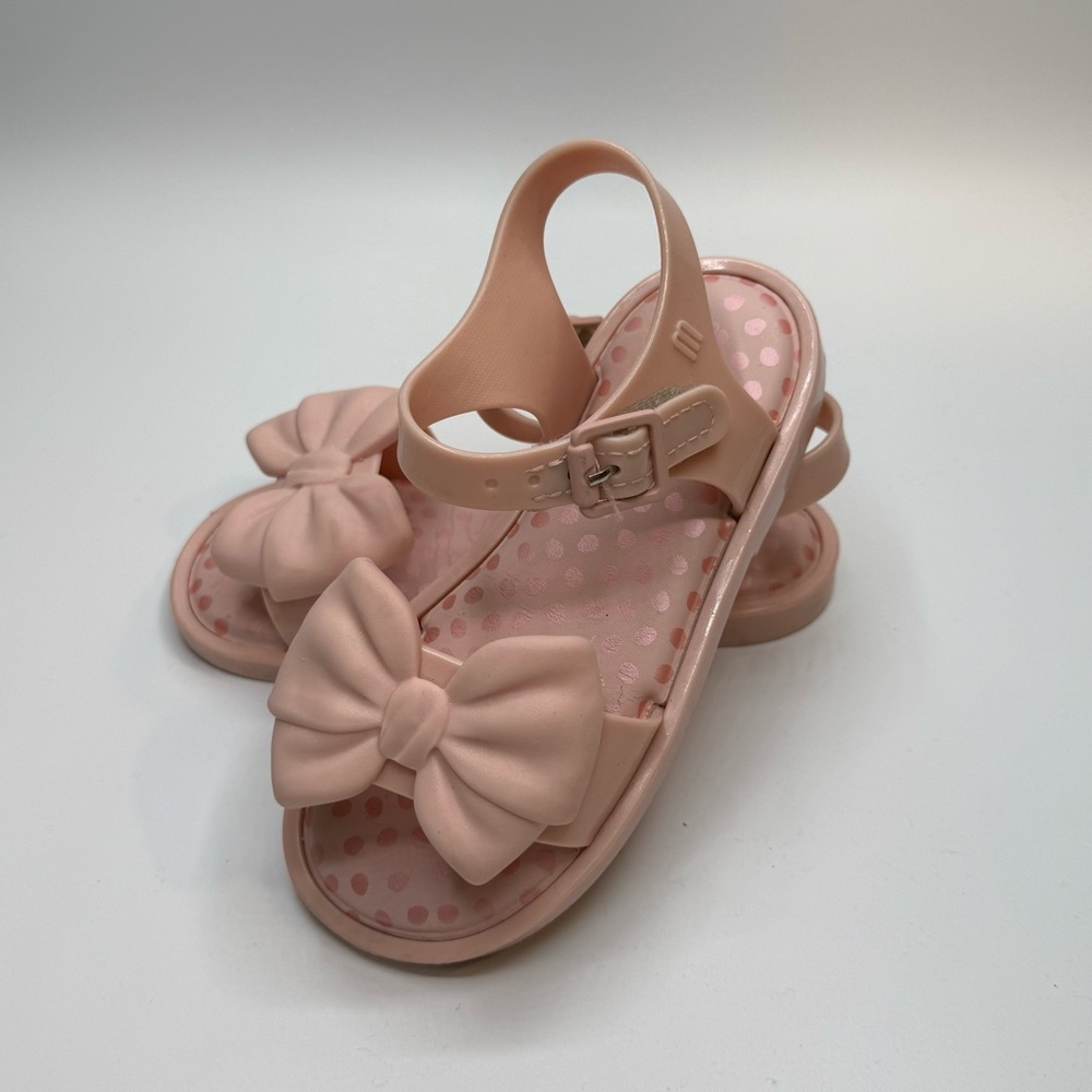 Kids Mini Melissa Pink Sandals for Stylish Comfort